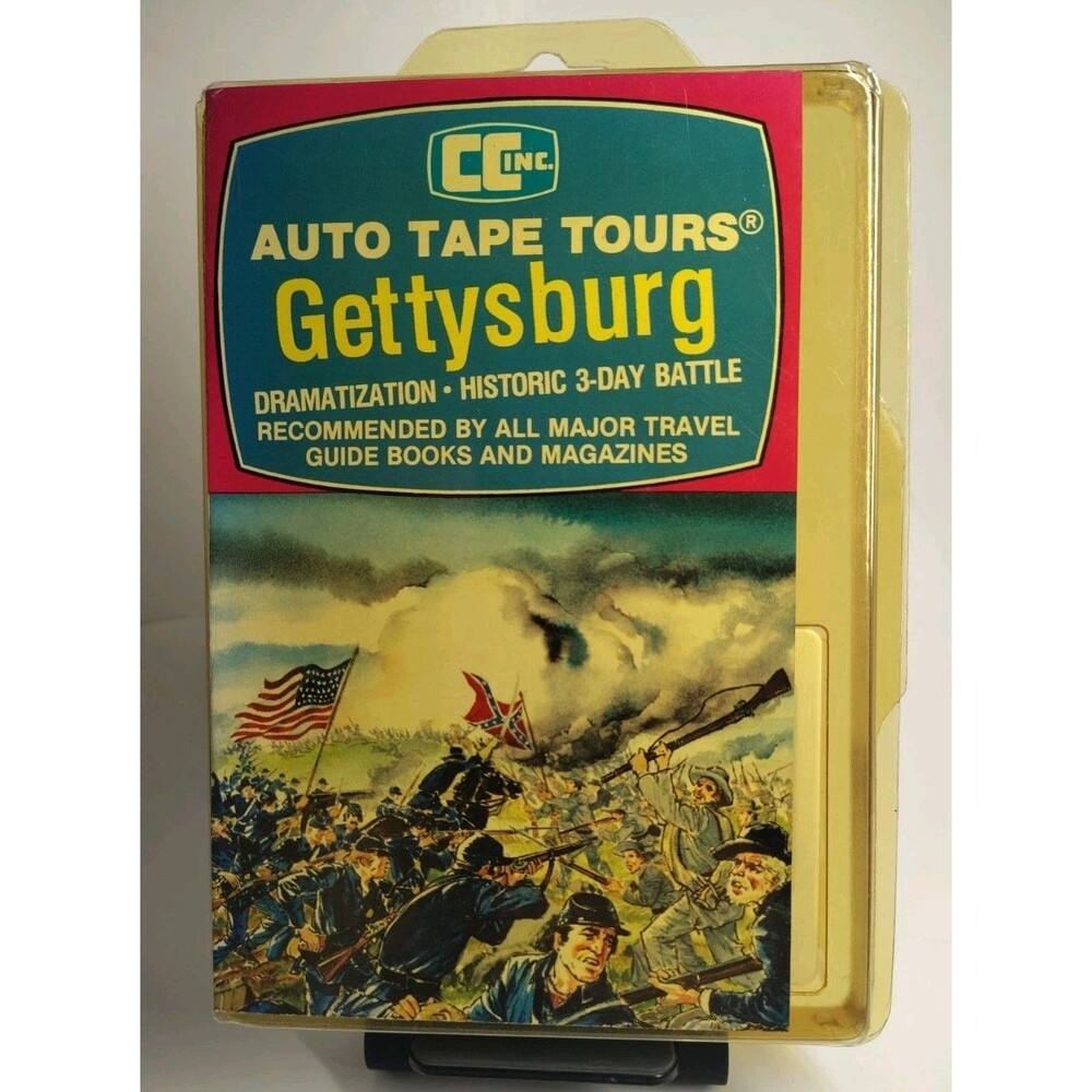 Gettysburg Auto Tape Tours Cassette Map 90 Minutes Dramatization,  New Sealed